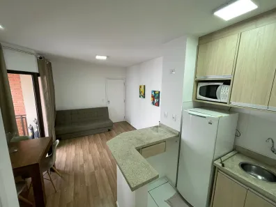 Flat com 1 Quarto para alugar, 42m² no Indianópolis, São Paulo