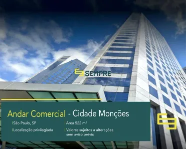 Imóvel Comercial para alugar, 522m² no Brooklin Paulista, São Paulo