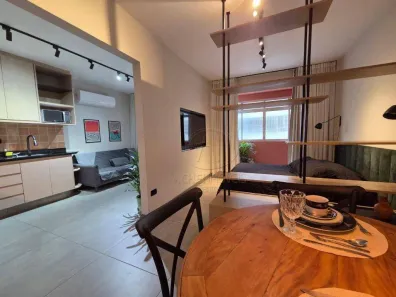 Apartamento com 1 Quarto para alugar, 52m² no Ponta da Praia, Santos