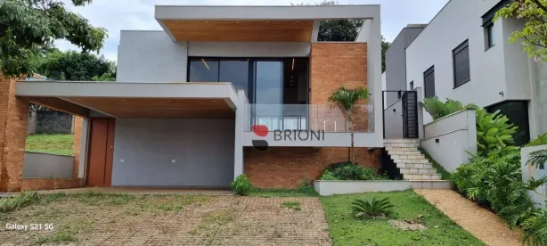 Casa de Condomínio com 3 Quartos para venda ou aluguel, 343m² no Bonfim Paulista, Ribeirão Preto