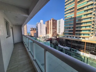 Apartamento com 2 Quartos para alugar, 87m² no Caiçara, Praia Grande