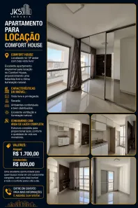 Apartamento com 1 Quarto para alugar, 25m² no Setor Central, Goiânia