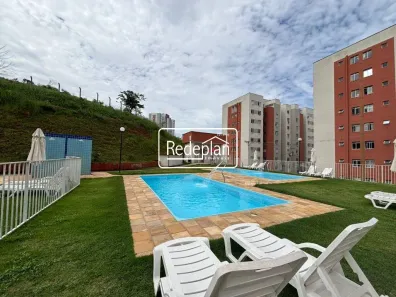 Apartamento com 2 Quartos para alugar, 50m² no Três Poços, Volta Redonda