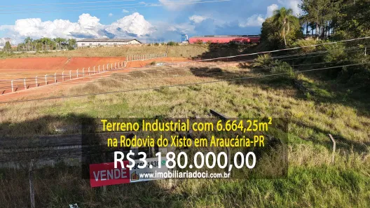 Lote/Terreno à venda, 6664m² no Sabiá, Araucária