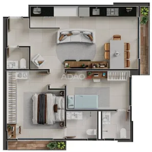 Apartamento com 2 Quartos à venda, 75m² no Jardim Goiás, Goiânia
