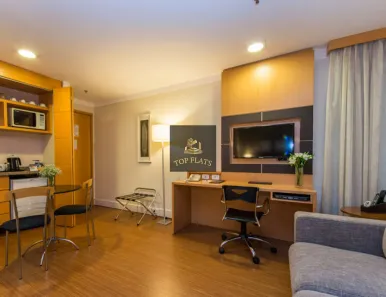 Flat com 1 Quarto para alugar, 30m² no Jardim Paulista, São Paulo