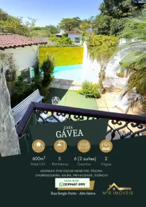 Casa com 6 Quartos à venda, 600m² no Gávea, Rio de Janeiro