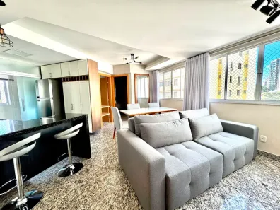 Apartamento com 1 Quarto para alugar, 52m² no Savassi, Belo Horizonte