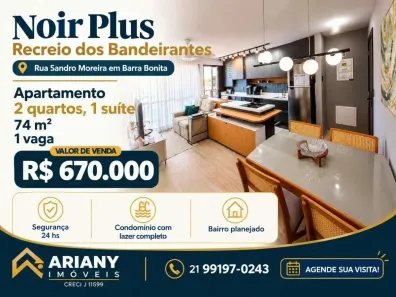 Apartamento com 2 Quartos à venda, 74m² no Recreio dos Bandeirantes, Rio de Janeiro
