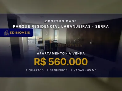 Apartamento com 2 Quartos à venda, 65m² no Parque Residencial Laranjeiras, Serra