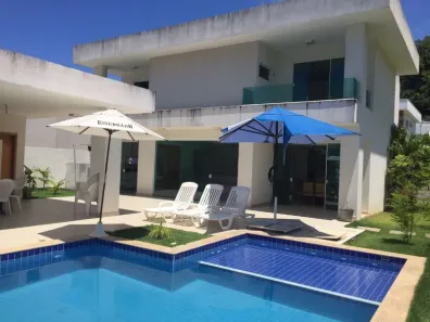 Casa de Condomínio com 4 Quartos à venda, 297m² no Busca Vida (Abrantes), Camaçari