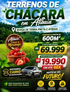 Lote/Terreno à venda, 600m² no Atibaia Jardim, Atibaia
