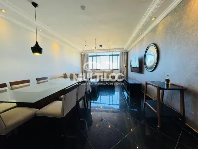 Apartamento com 3 Quartos para alugar, 144m² no Gonzaga, Santos