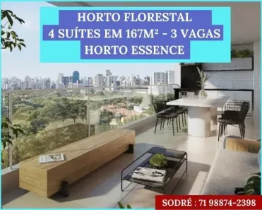 Apartamento com 3 Quartos à venda, 133m² no Horto Florestal, Salvador