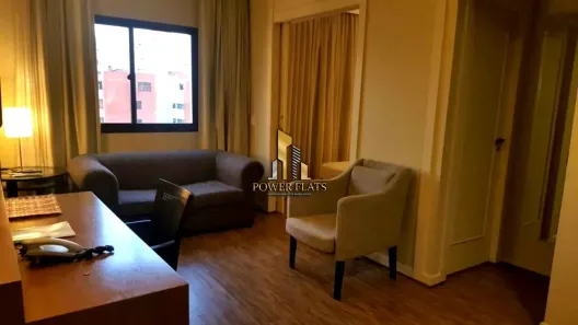Flat com 1 Quarto para alugar, 35m² no Vila Olímpia, São Paulo