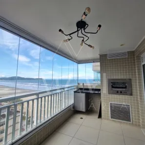 Apartamento com 2 Quartos para alugar, 92m² no Aviação, Praia Grande
