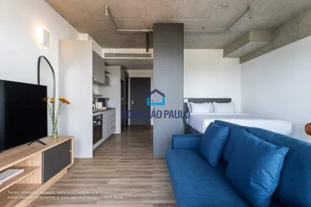 Apartamento com 1 Quarto para alugar, 39m² no Pinheiros, São Paulo