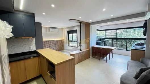 Apartamento com 1 Quarto para alugar, 42m² no Jardim, Santo André