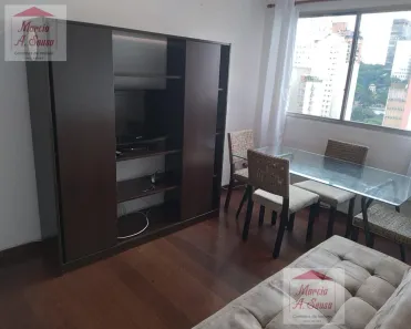Apartamento com 1 Quarto para alugar, 45m² no Jardim Paulista, São Paulo
