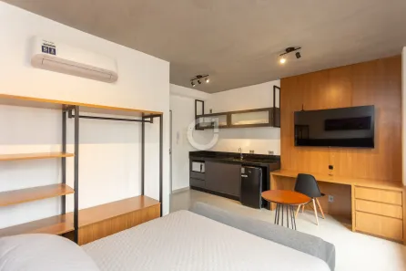 Apartamento com 1 Quarto para alugar, 24m² no Bigorrilho, Curitiba