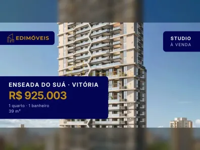 Apartamento com 1 Quarto à venda, 39m² no Enseada do Suá, Vitória