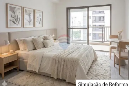 Apartamento com 1 Quarto à venda, 26m² no Santo Amaro, São Paulo