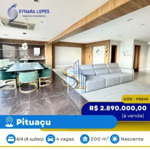 Apartamento com 4 Quartos à venda, 200m² no Pituaçu, Salvador