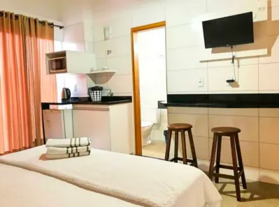 Apartamento com 1 Quarto para alugar, 25m² no Canasvieiras, Florianópolis