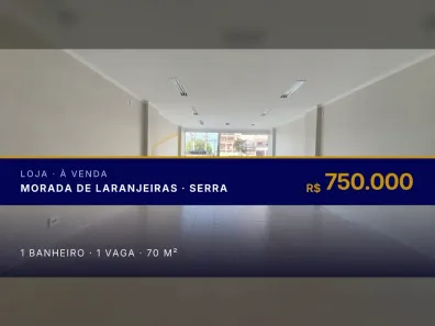 Ponto Comercial à venda, 70m² no Morada de Laranjeiras, Serra