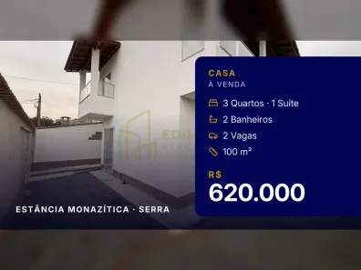 Casa com 3 Quartos à venda, 100m² no Estância Monazítica, Serra
