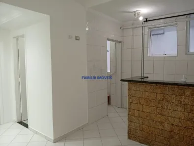 Apartamento com 1 Quarto para alugar, 38m² no Pompéia, Santos