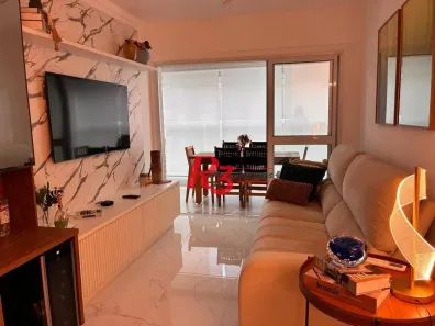 Apartamento com 3 Quartos à venda, 101m² no Gonzaga, Santos