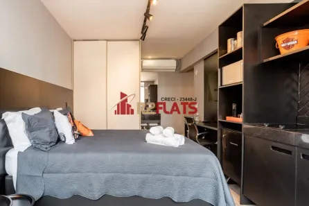 Flat com 1 Quarto para alugar, 33m² no Vila Olímpia, São Paulo