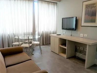 Flat com 1 Quarto para alugar, 45m² no Paraíso do Morumbi, São Paulo