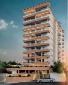 Apartamento com 2 Quartos à venda, 76m² no Guilhermina, Praia Grande