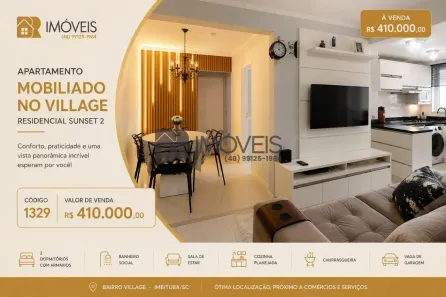 Apartamento com 2 Quartos à venda, 55m² no Village, Imbituba