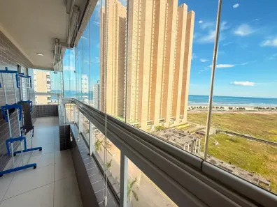 Apartamento com 2 Quartos para alugar, 78m² no Mirim, Praia Grande