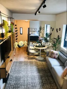 Flat com 1 Quarto para alugar, 33m² no Cidade Monções, São Paulo