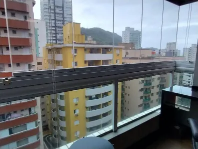 Apartamento com 2 Quartos para alugar, 55m² no Canto do Forte, Praia Grande