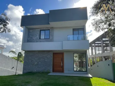 Casa de Condomínio com 4 Quartos à venda, 384m² no Alphaville (Abrantes), Camaçari