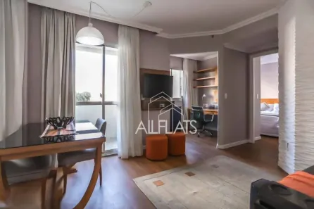 Flat com 1 Quarto à venda, 52m² no Consolação, São Paulo