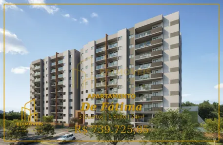 Apartamento com 3 Quartos à venda, 74m² no de Fátima, Serra