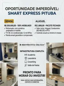 Apartamento com 1 Quarto para venda ou aluguel, 22m² no Amaralina, Salvador