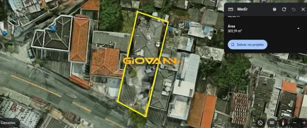 Lote/Terreno à venda, 300m² no Jardim Cachoeira, São Paulo