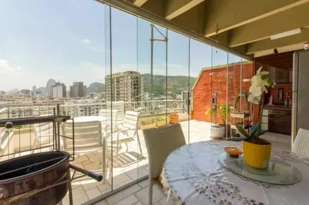 Apartamento com 6 Quartos à venda, 170m² no Humaitá, Rio de Janeiro