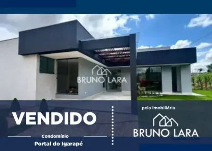 Casa de Condomínio com 3 Quartos à venda, 424m² no Condomínio Portal do Igarapé, Igarapé