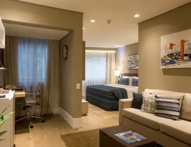 Flat com 1 Quarto à venda, 32m² no Cidade Monções, São Paulo