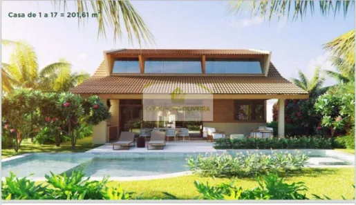 Casa de Condomínio com 4 Quartos à venda, 202m² no Enseadinha, Ipojuca