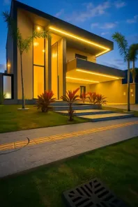 Casa de Condomínio com 4 Quartos à venda, 270m² no Jardins Bolonha, Senador Canedo