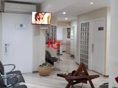 Sala Comercial para alugar, 99m² no Gonzaga, Santos